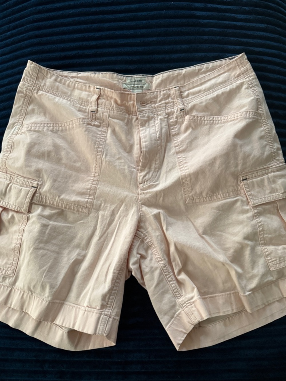 Women’s Cargo Shorts in Light Blush Pink